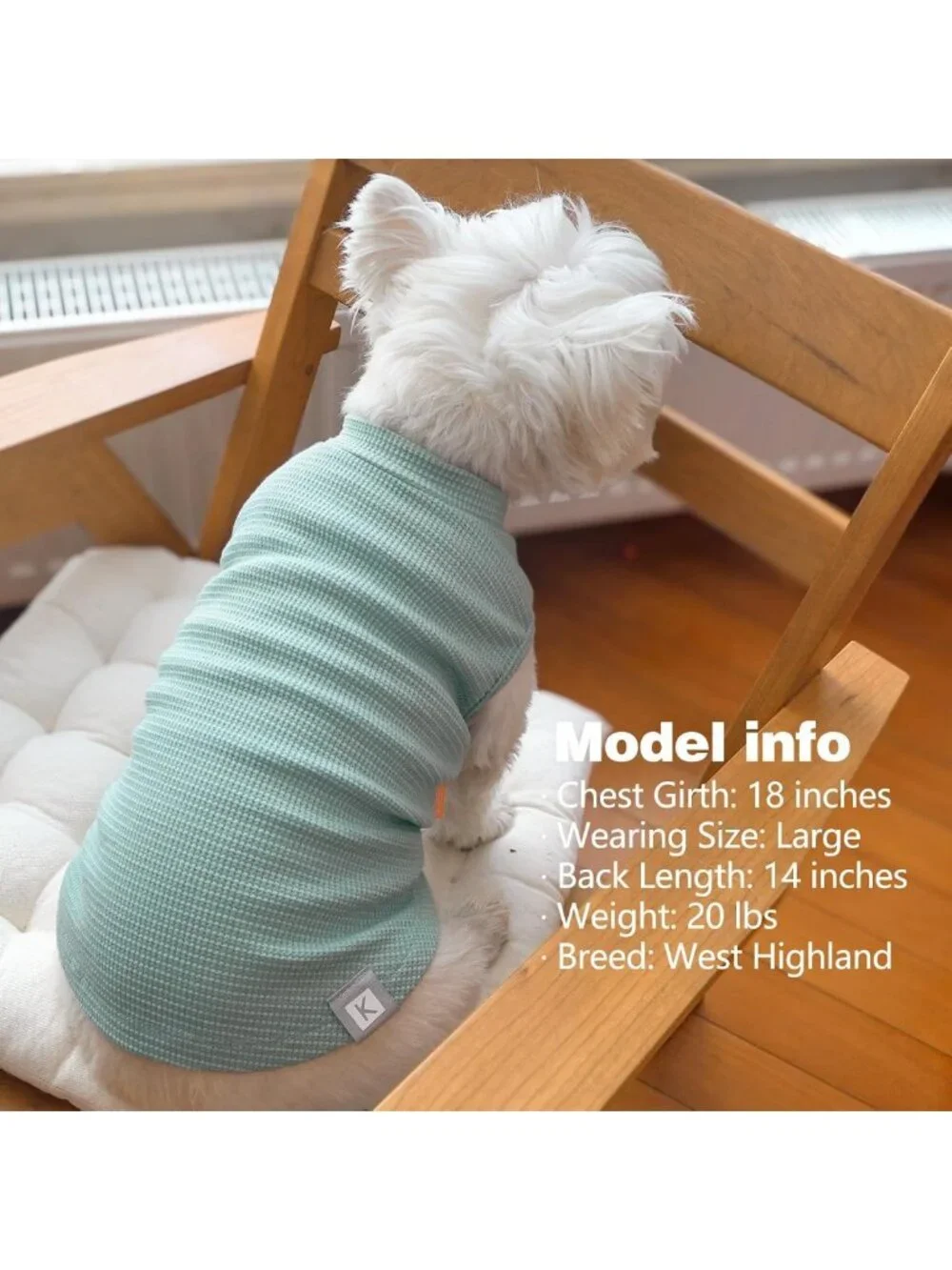 Lightweight Sleeveless Waffle Dog Shirts - Soft, Breathable Pet Tanks for Small